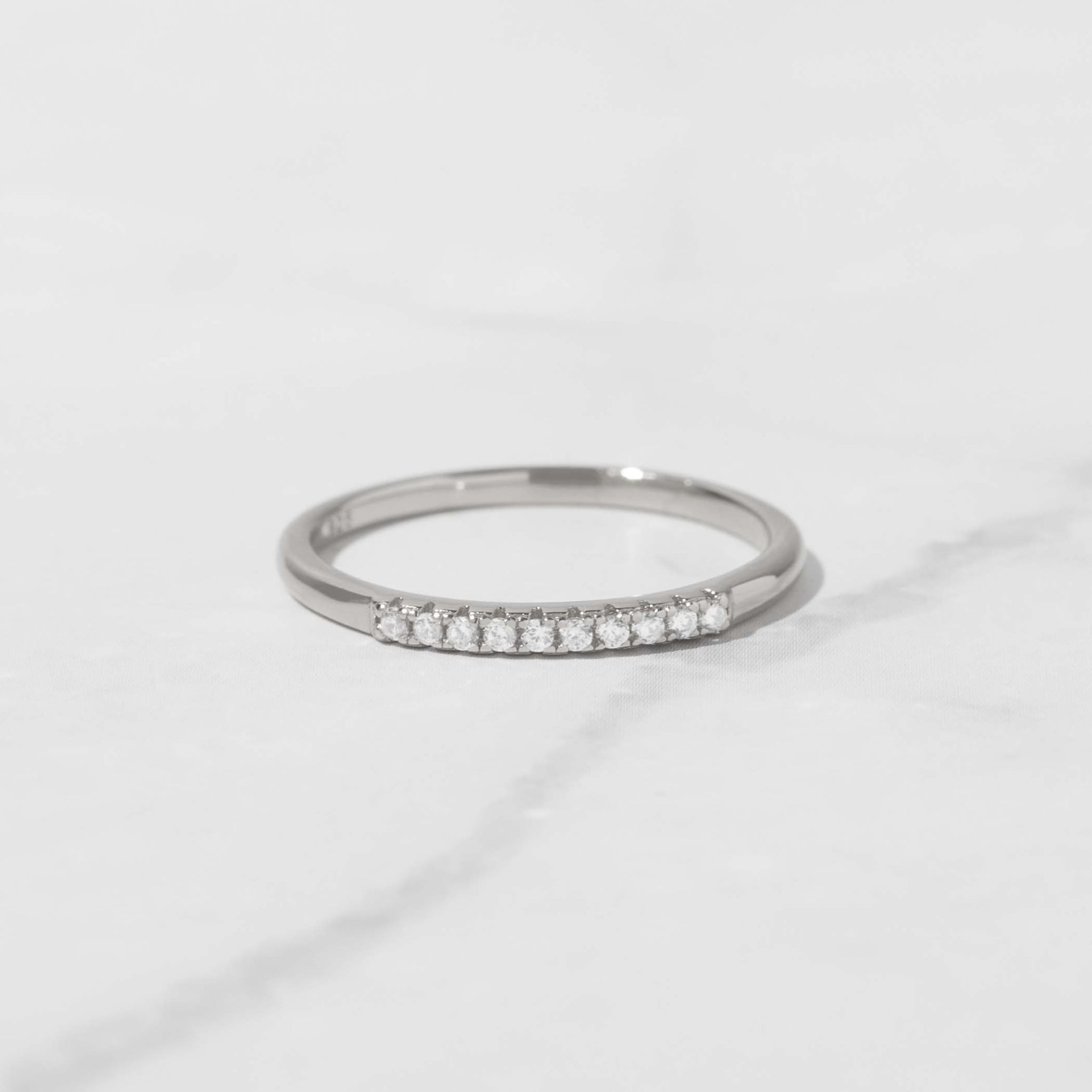 Pavé Ring: Silver