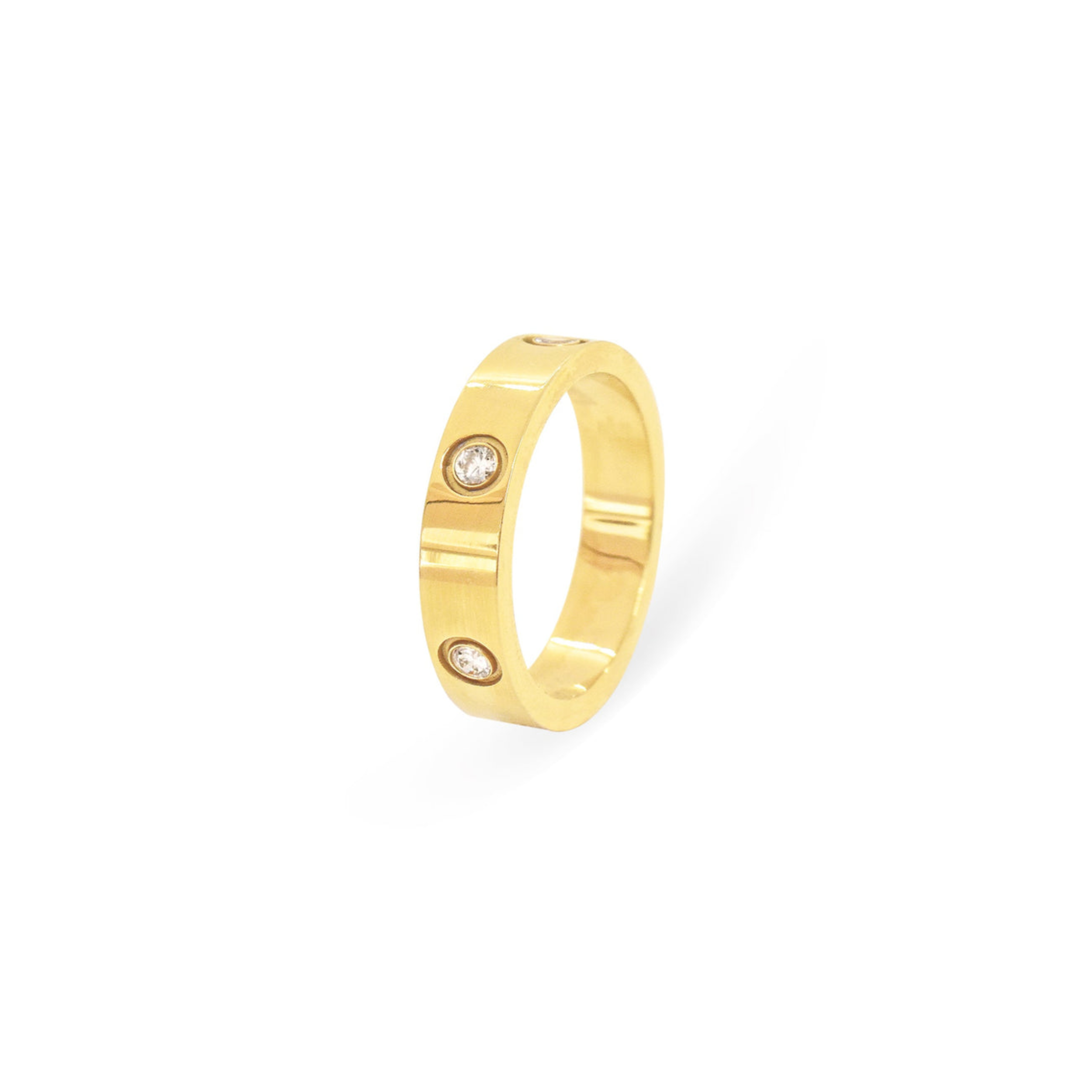 Carrie 18k Gold Pave Ring