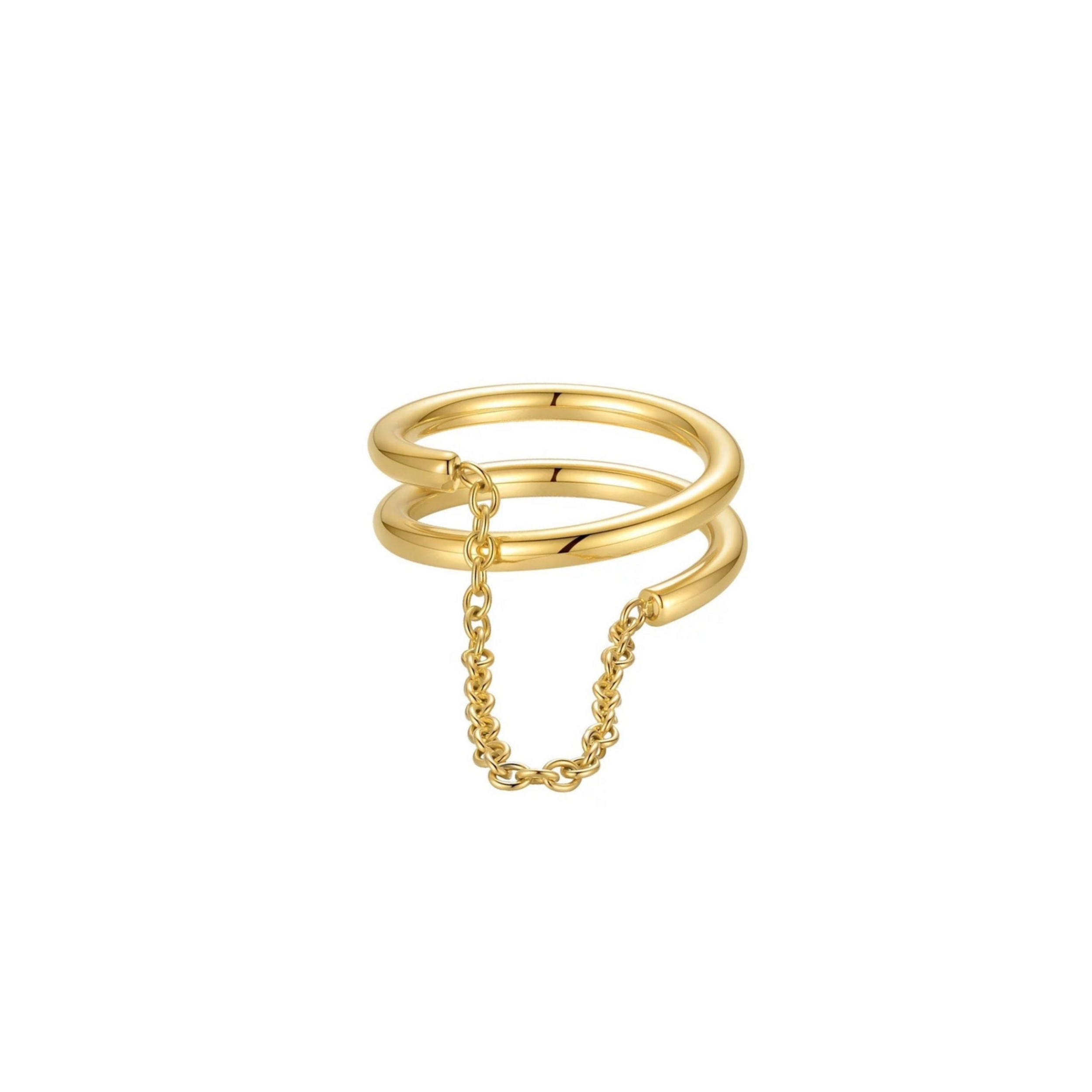 Jordan 18k Gold Plated Ring