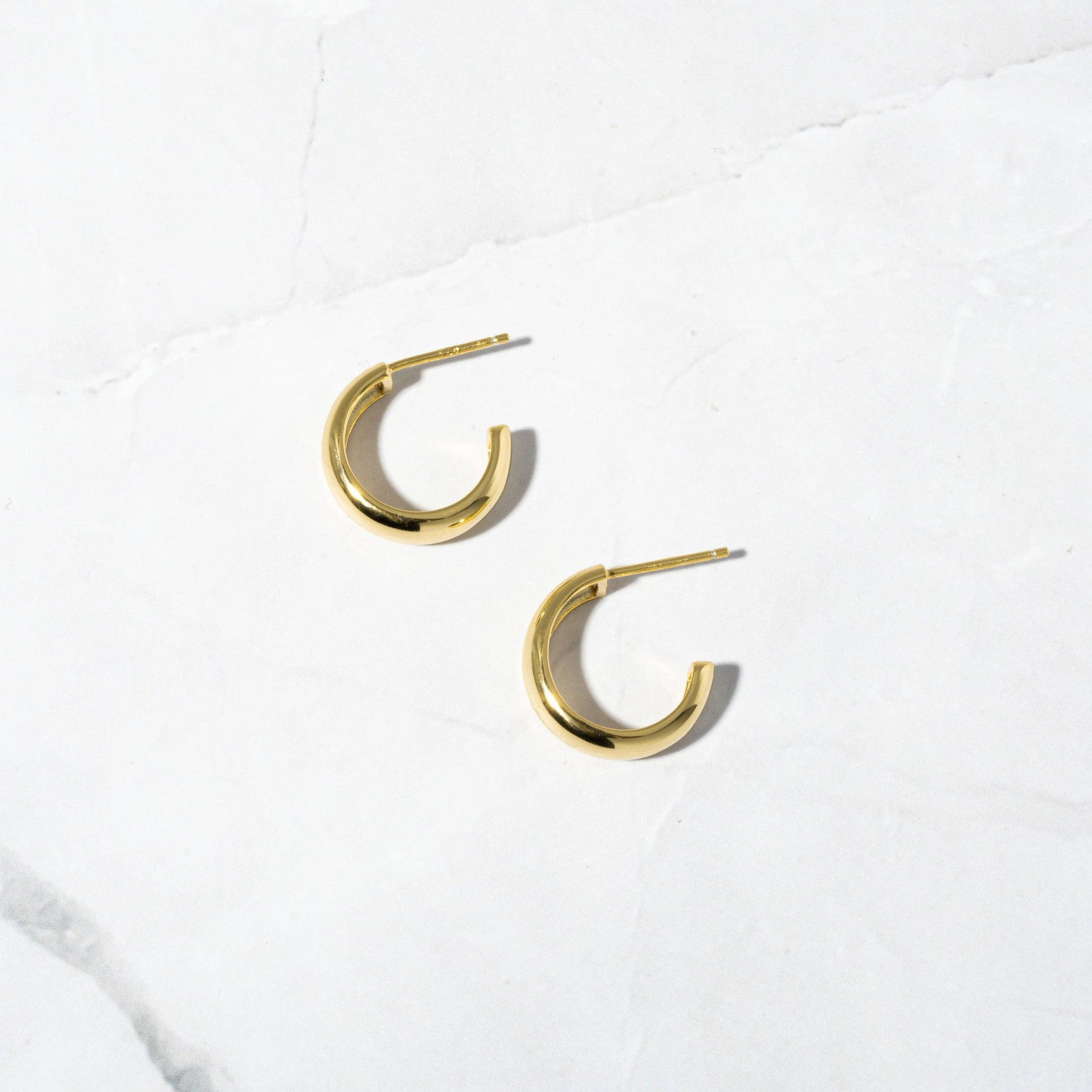 Tyler Hoop Earrings: Gold