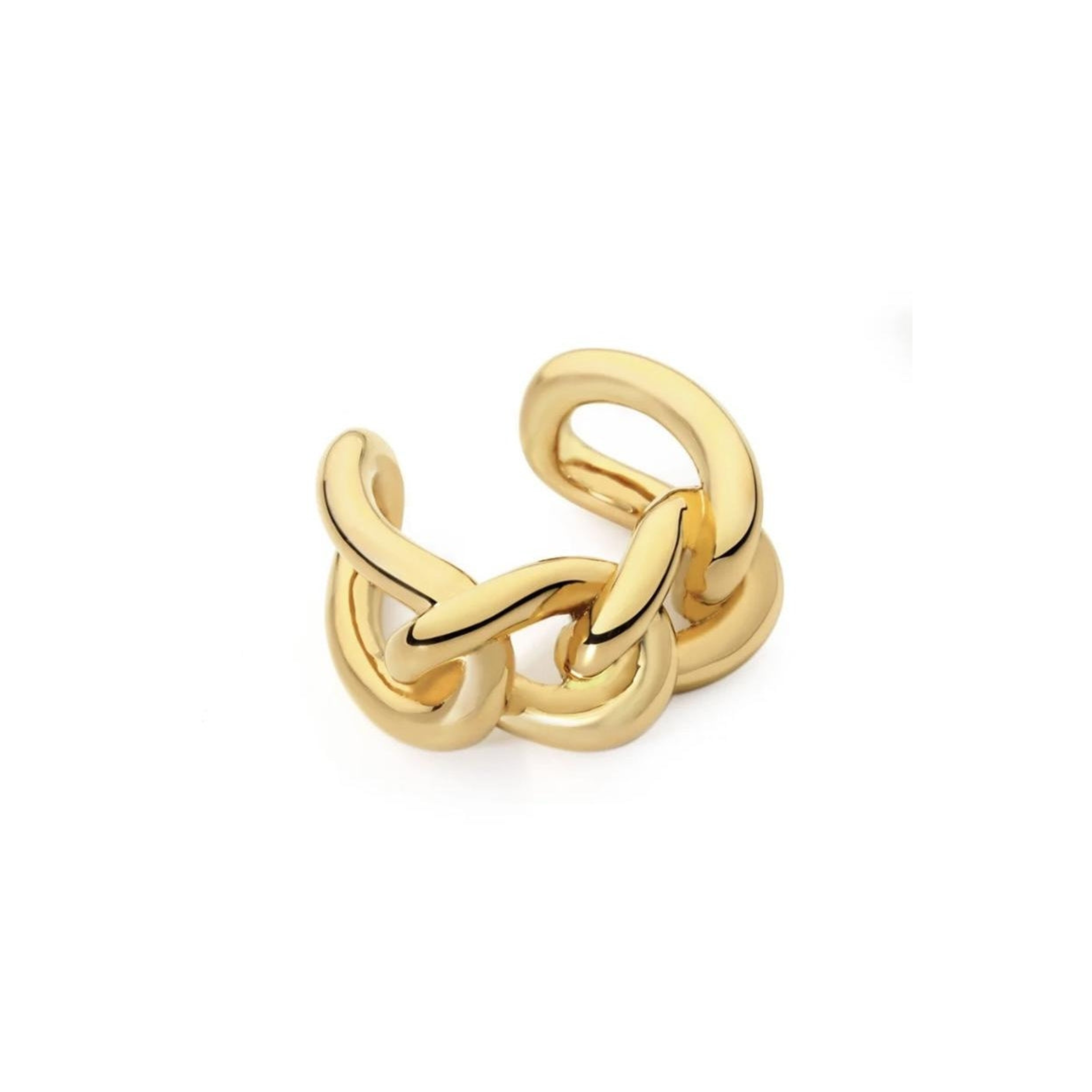 Mira Chain Ring - 18k Gold Plated